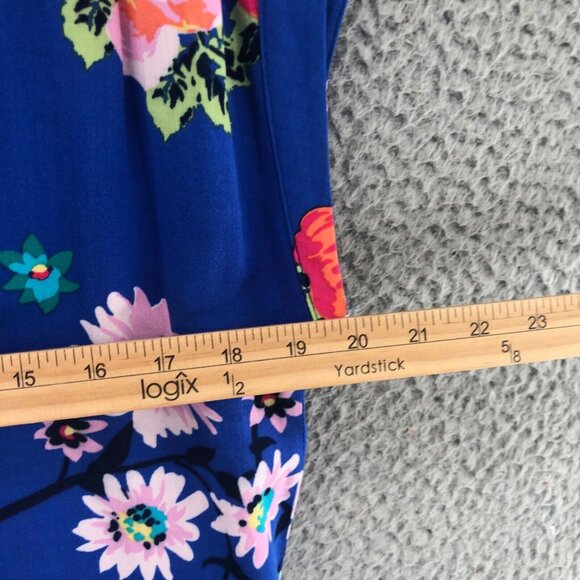 Matilda Jane Romper Womens Large Out And About Hello Lovely Blue Multi Floral - Picture 8 of 13